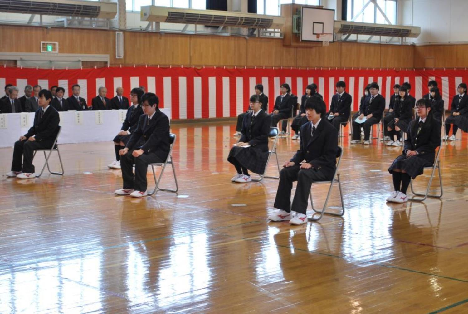 共和高最後の入学式