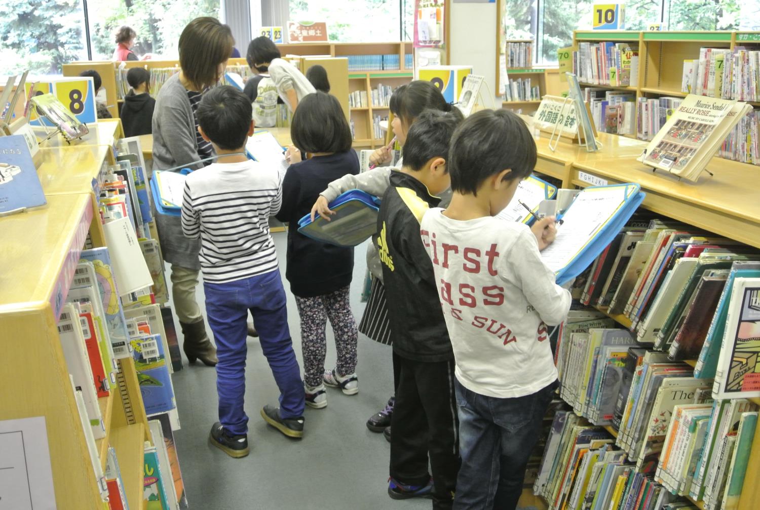 北の沢小図書館モデル公開授業