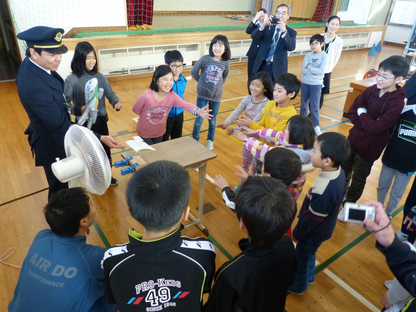 東川第三小航空教室