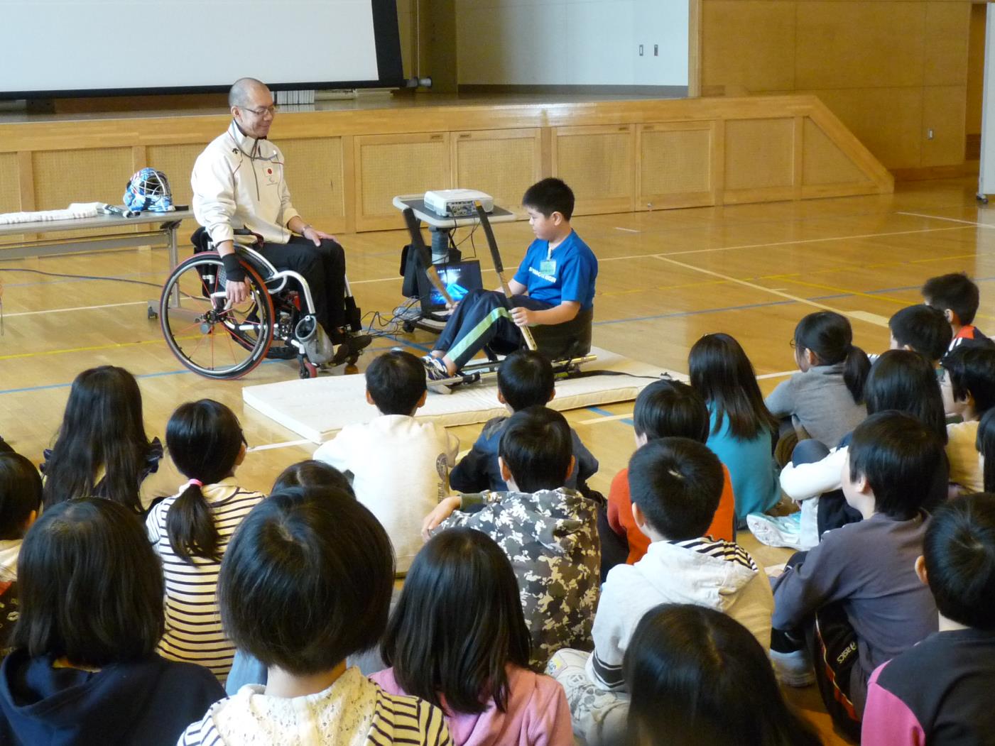 手稲東小パラリンピアン講演会