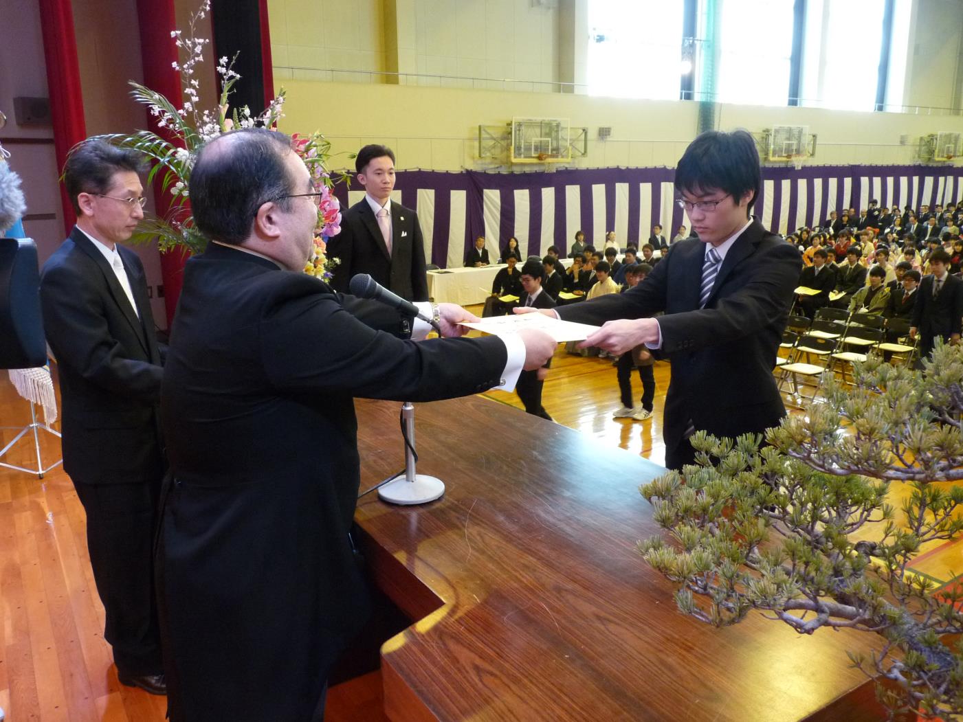 開成高校卒業式