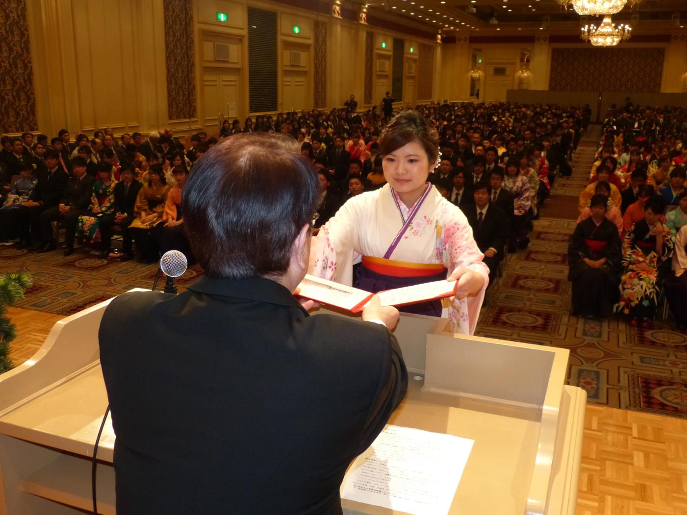 旭川大学卒業式