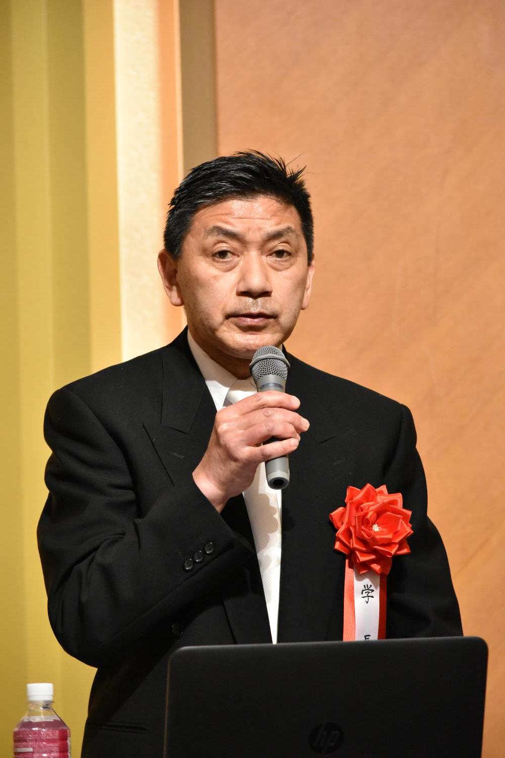 千歳リハ大学開設式典森学長