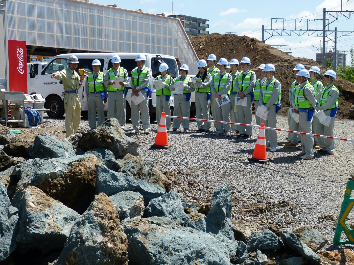 旭川工業高現場見学会