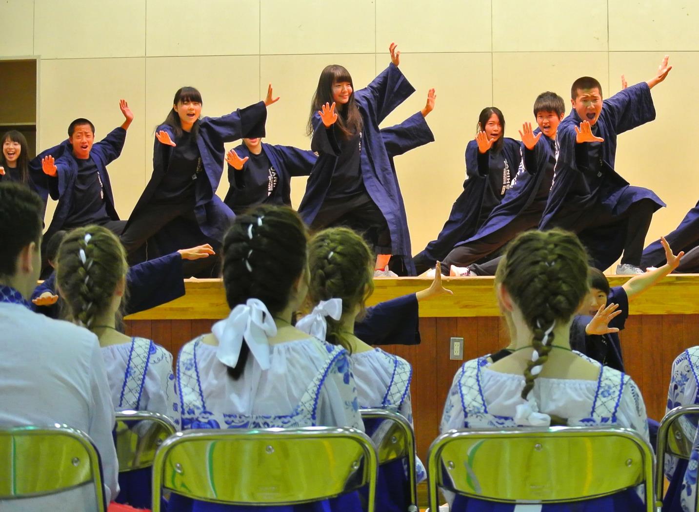 新陽高国際交流ソーラン