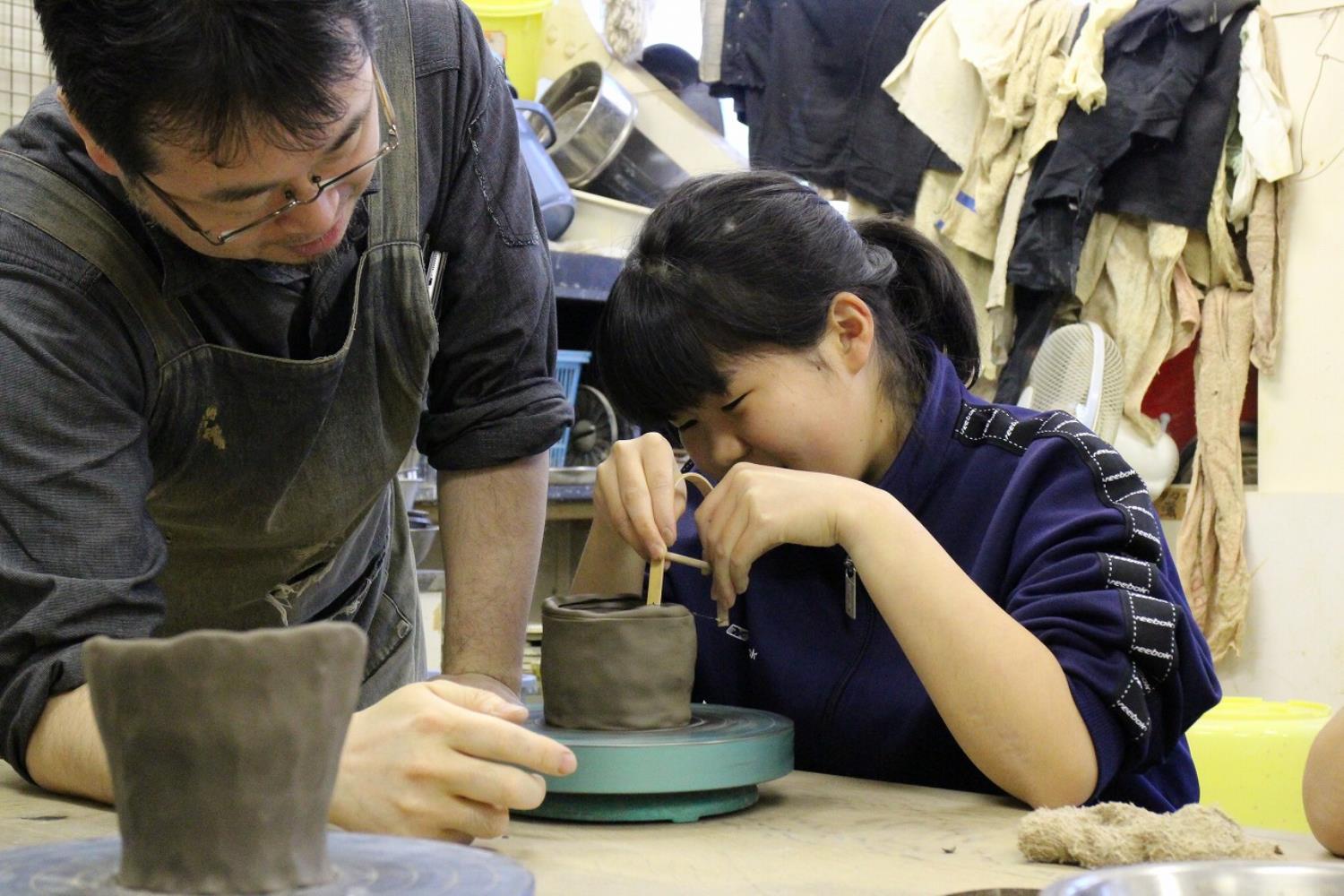 西部中陶芸体験