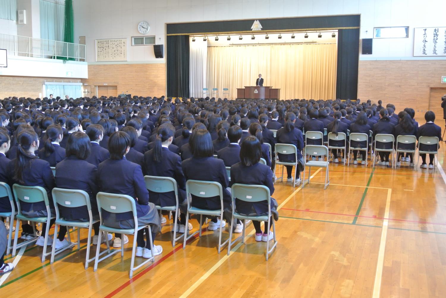発寒中終業式