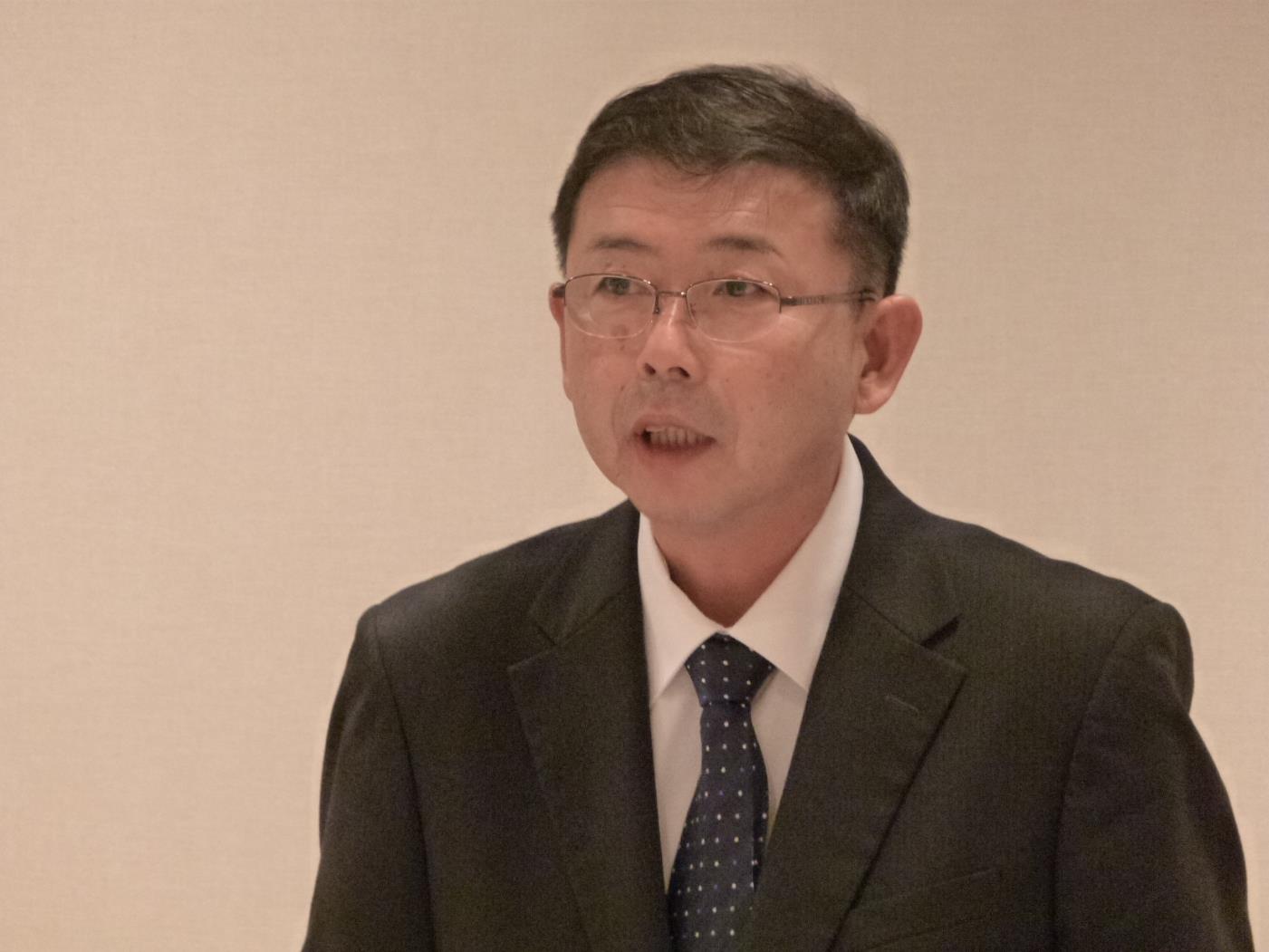 函館中学校教頭会総会・小川新会長