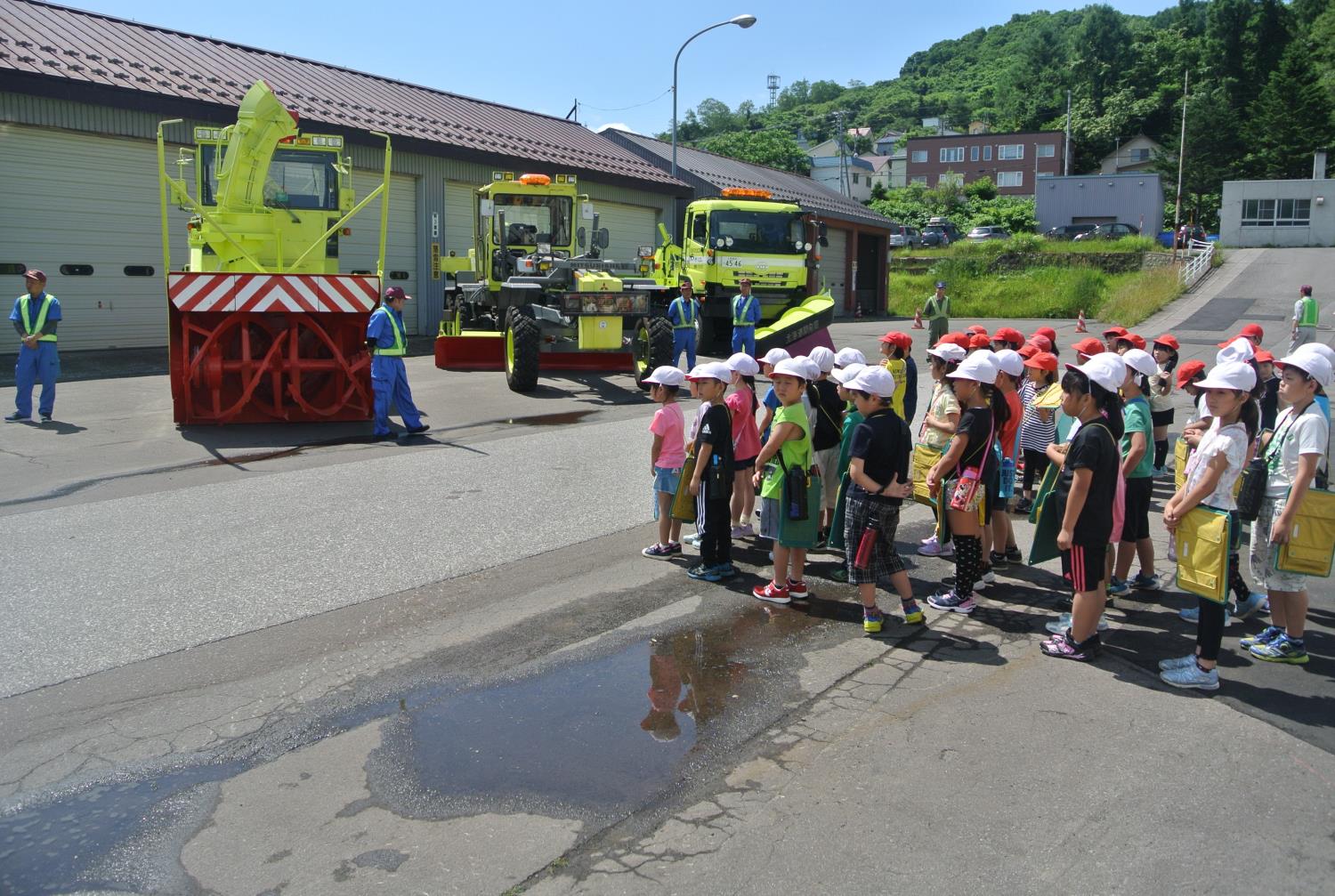 長橋小開建道路道路維持見学会