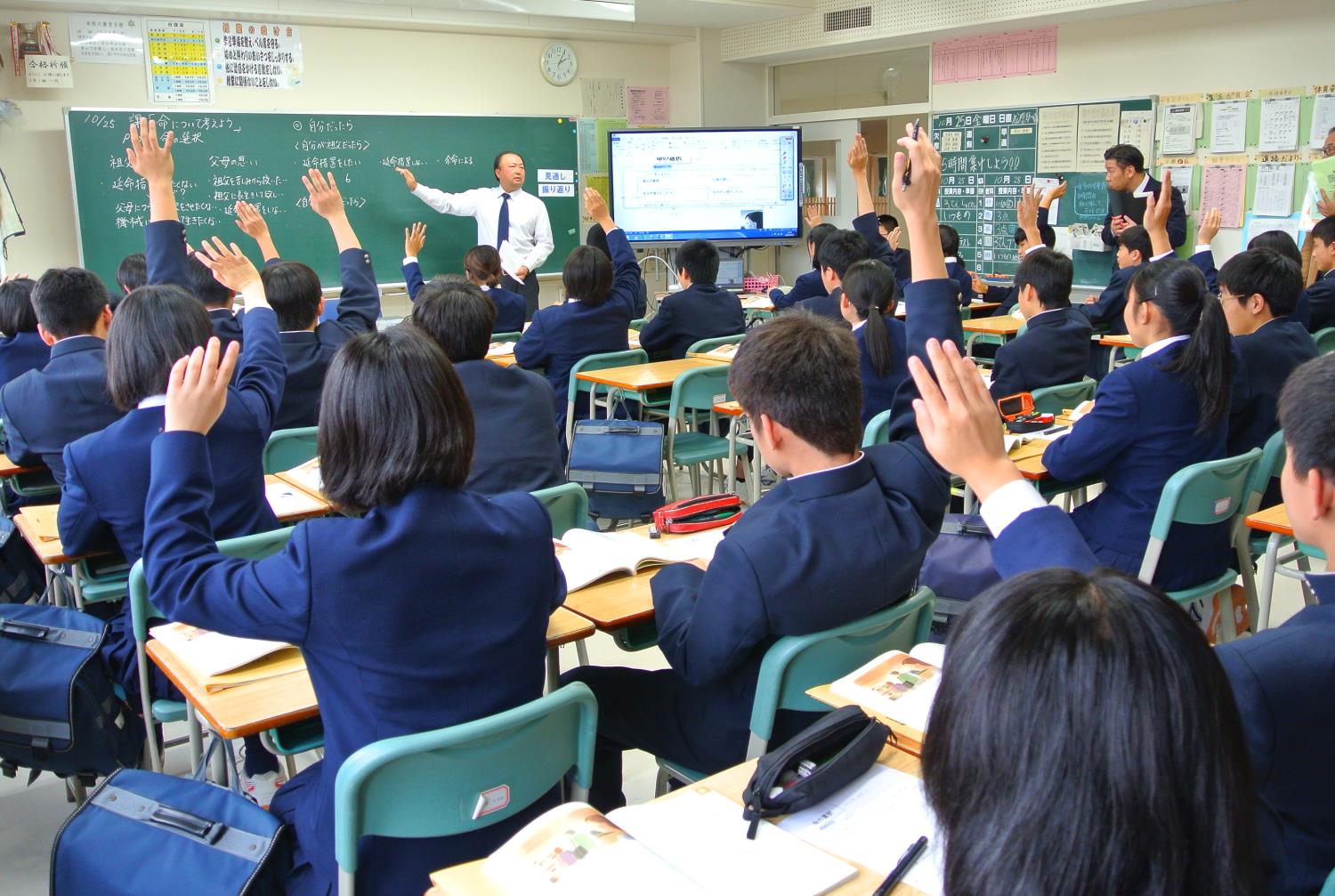 恵明中課題研究発表会