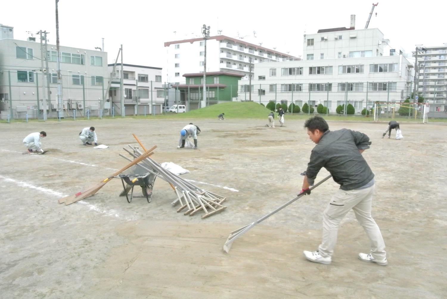 ２４軒小・新太平洋建設地域社会貢献