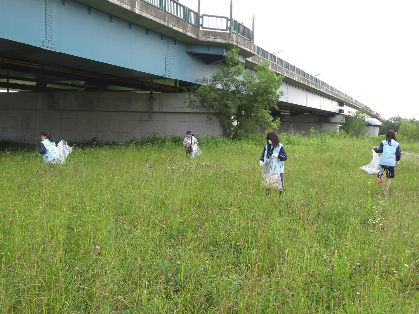 池田高・不法投棄防止哲発活動