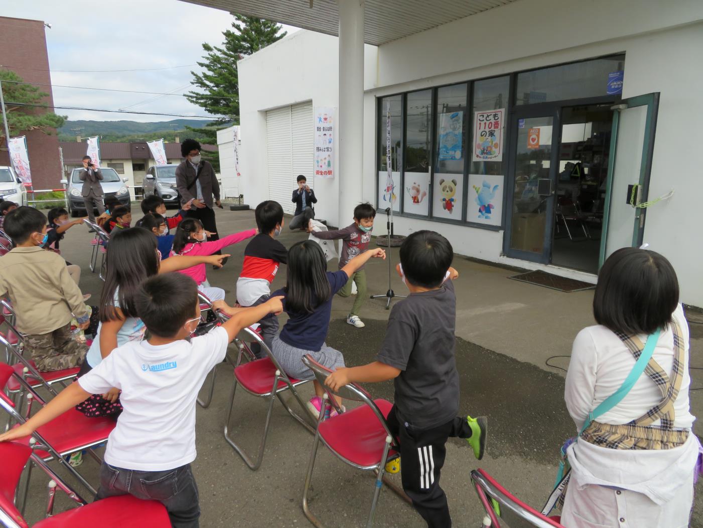 赤間小駆け込み訓練