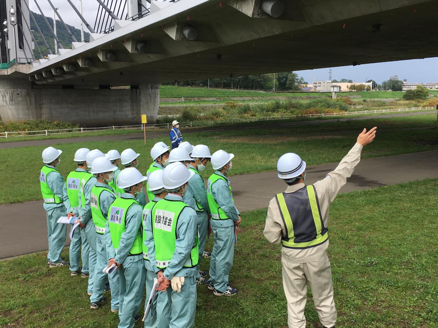 札幌工業高工事現場見学会