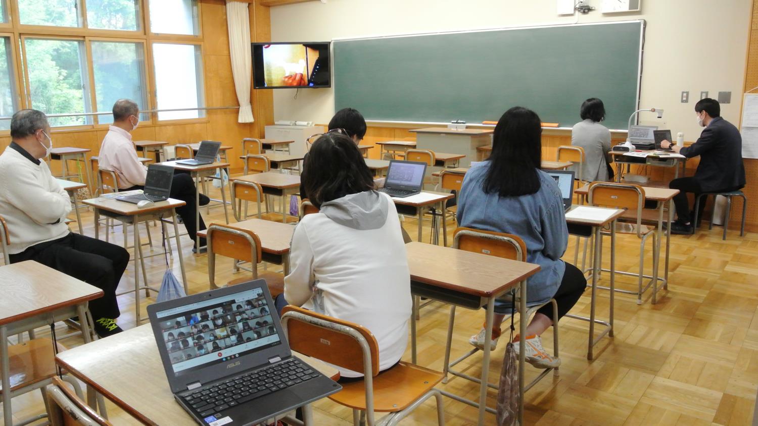 北陵中オンライン授業