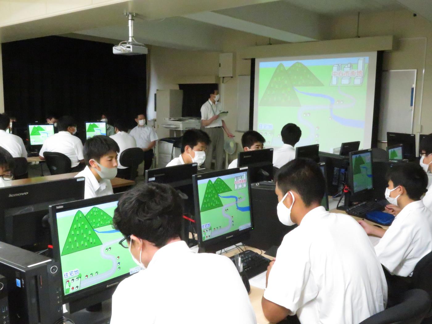 帯広工業高建設産業の未来を考える説明会