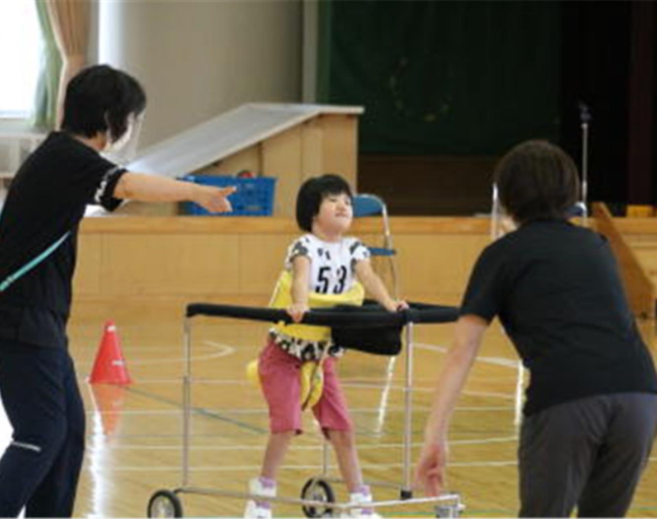 道肢体不自由養護学校体育大会