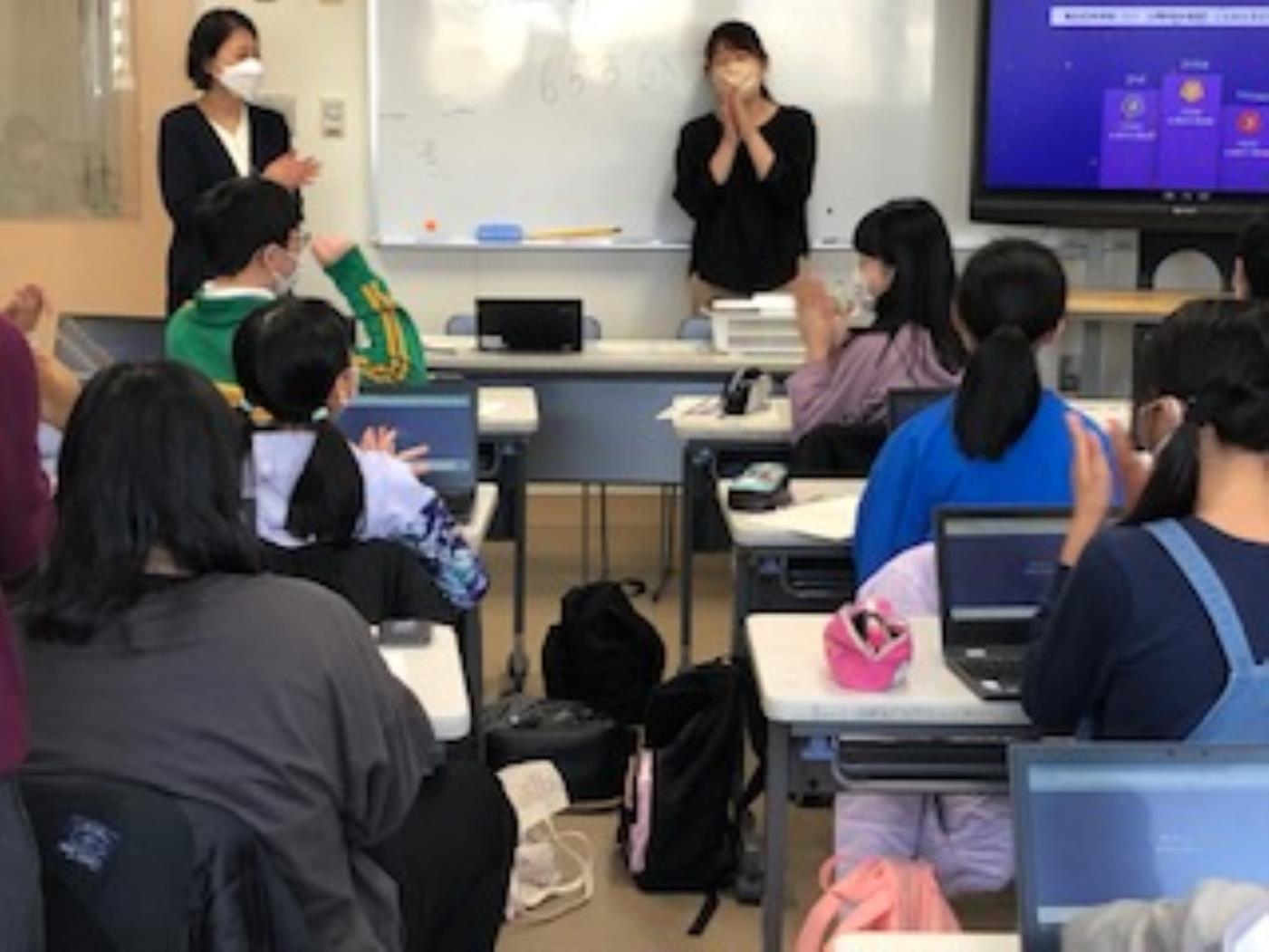 東白石中学校施設体験学習