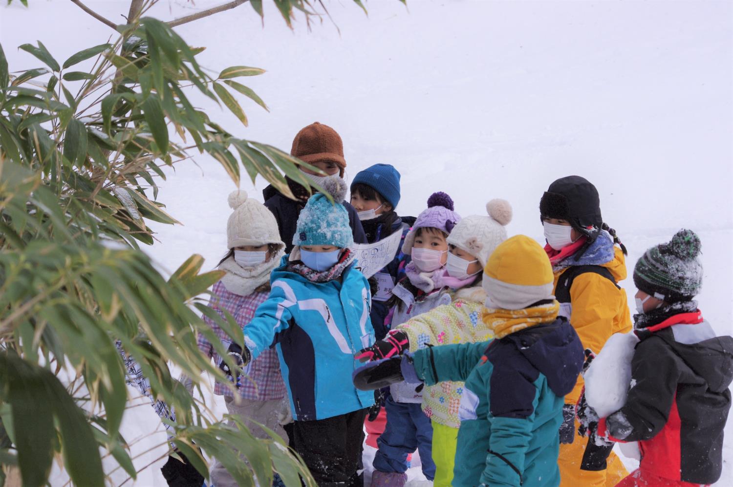 冬季林間学校自然体験フェス①