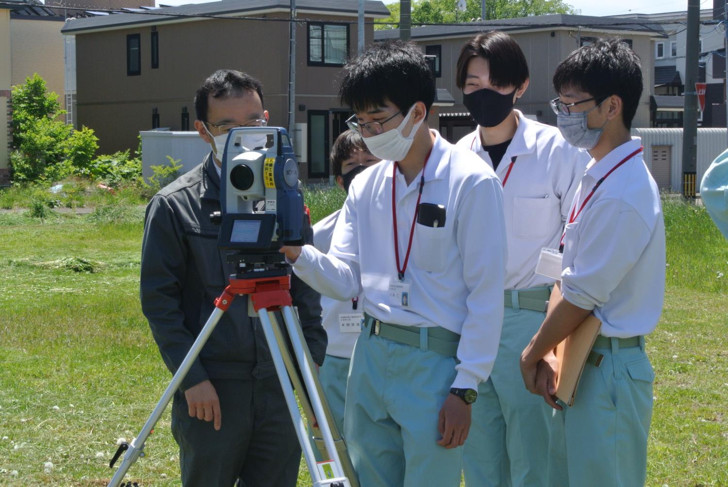 札幌工業高広場園路整備