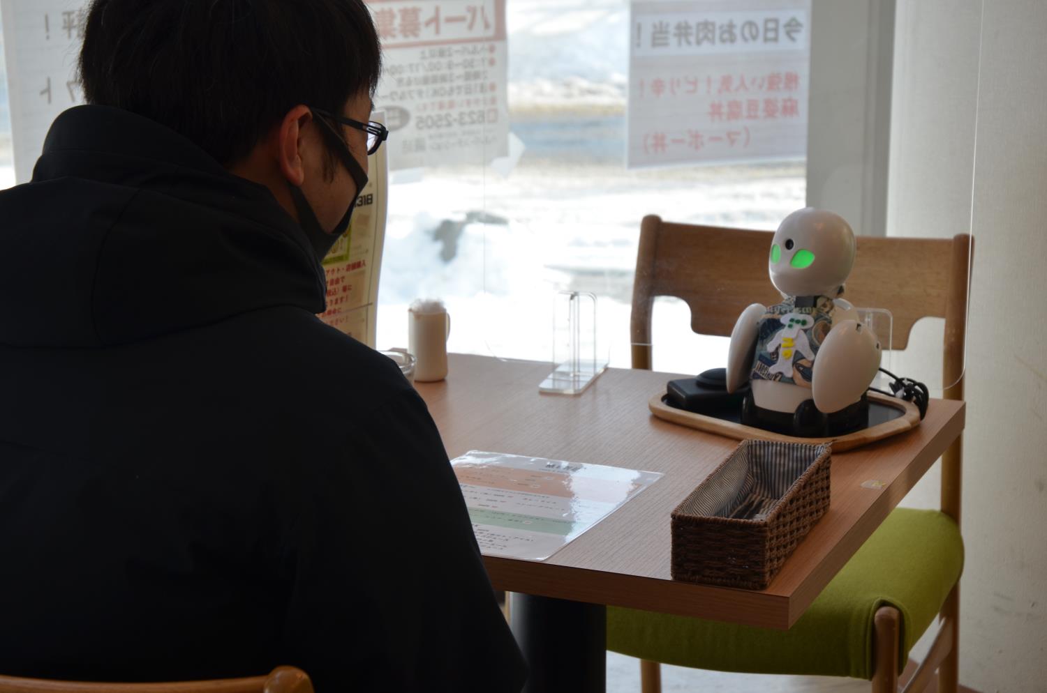 手稲養護三角山分校・接客体験