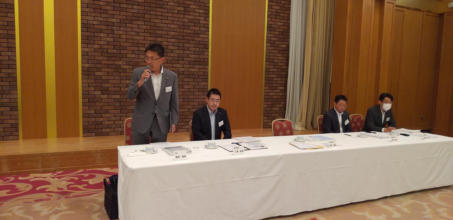 道小道中合同研修会・道中会長あいさつ