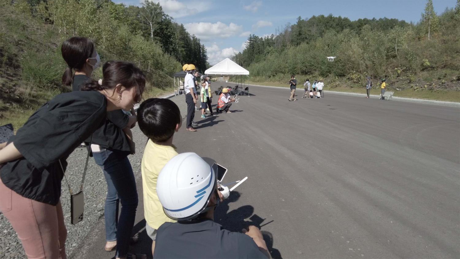 士別市教委高速道路現場見学会