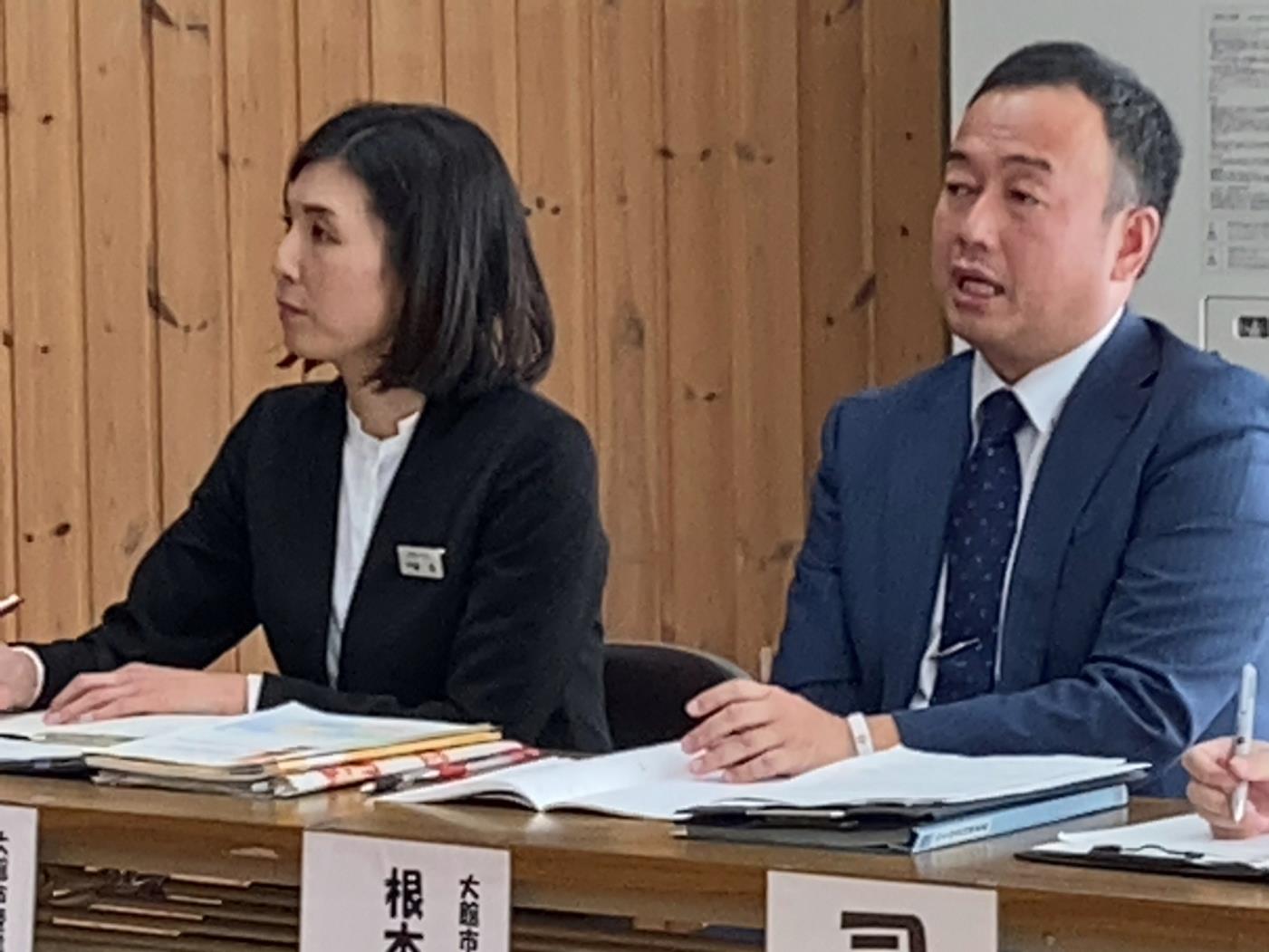 ②大館市マイスター根本教諭と中嶋教諭