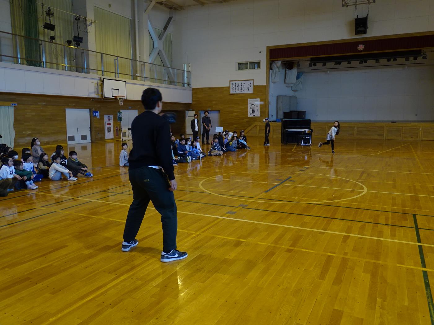 真駒内桜山に野村選手がキタ