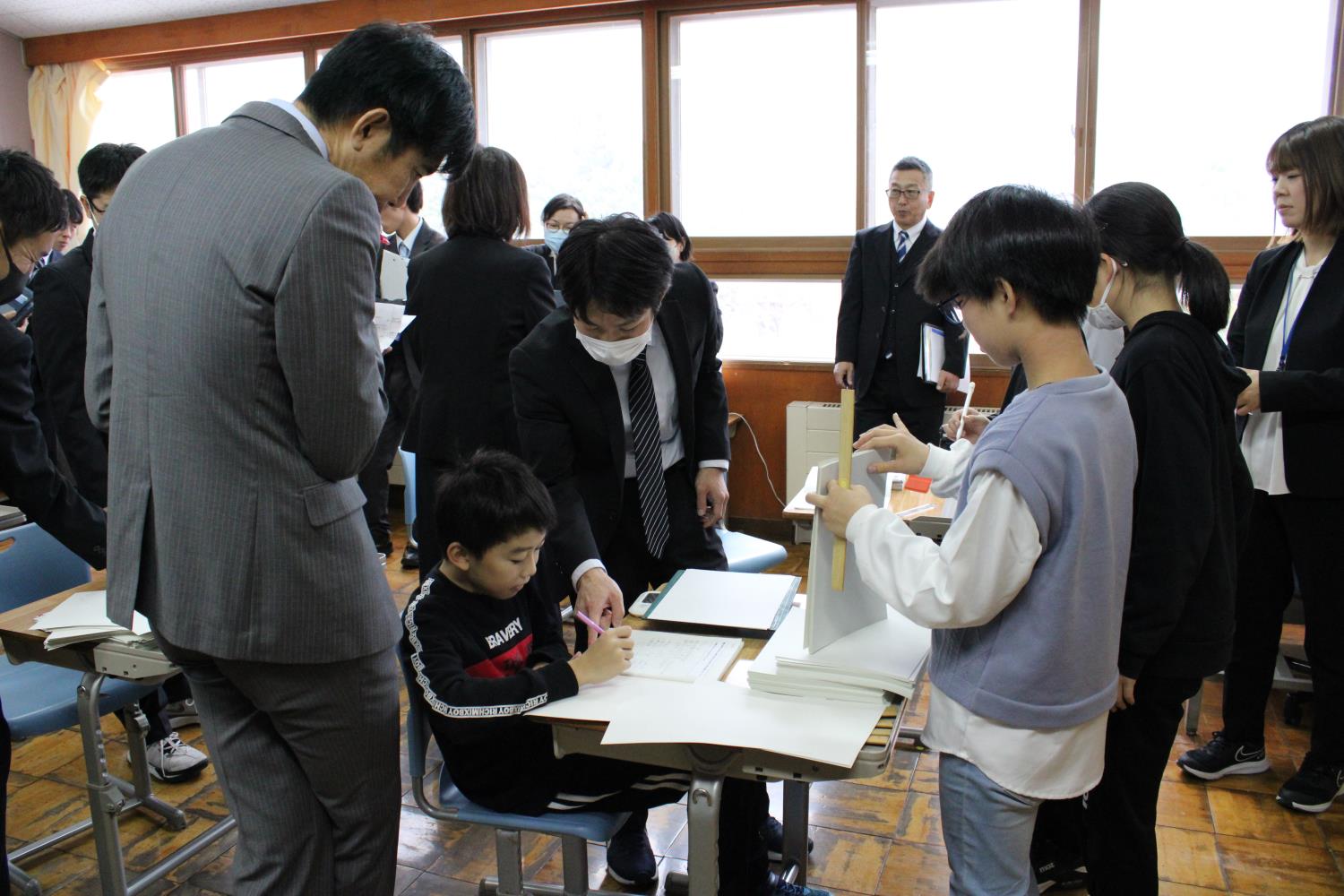 江差北小中公開研（江差北小算数）