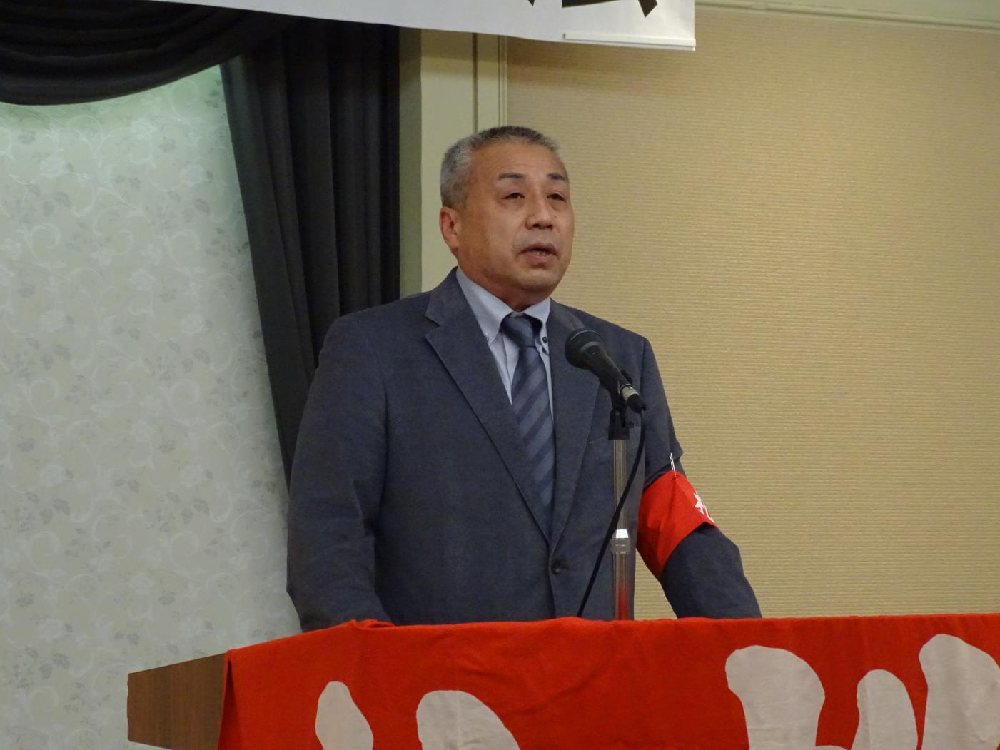 札教組鈴木委員長