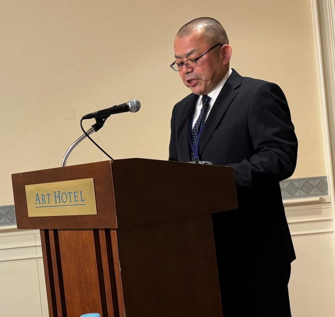 六稜会上川連合会会長あいさつ風景