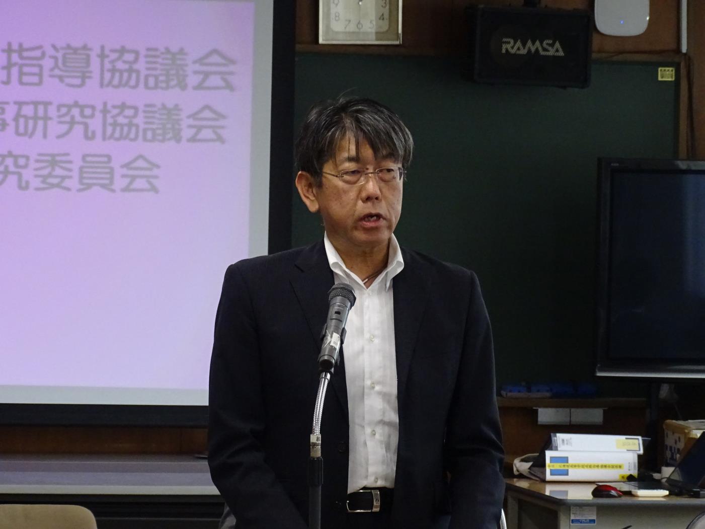 道高校進路指導協議会・諸橋会長