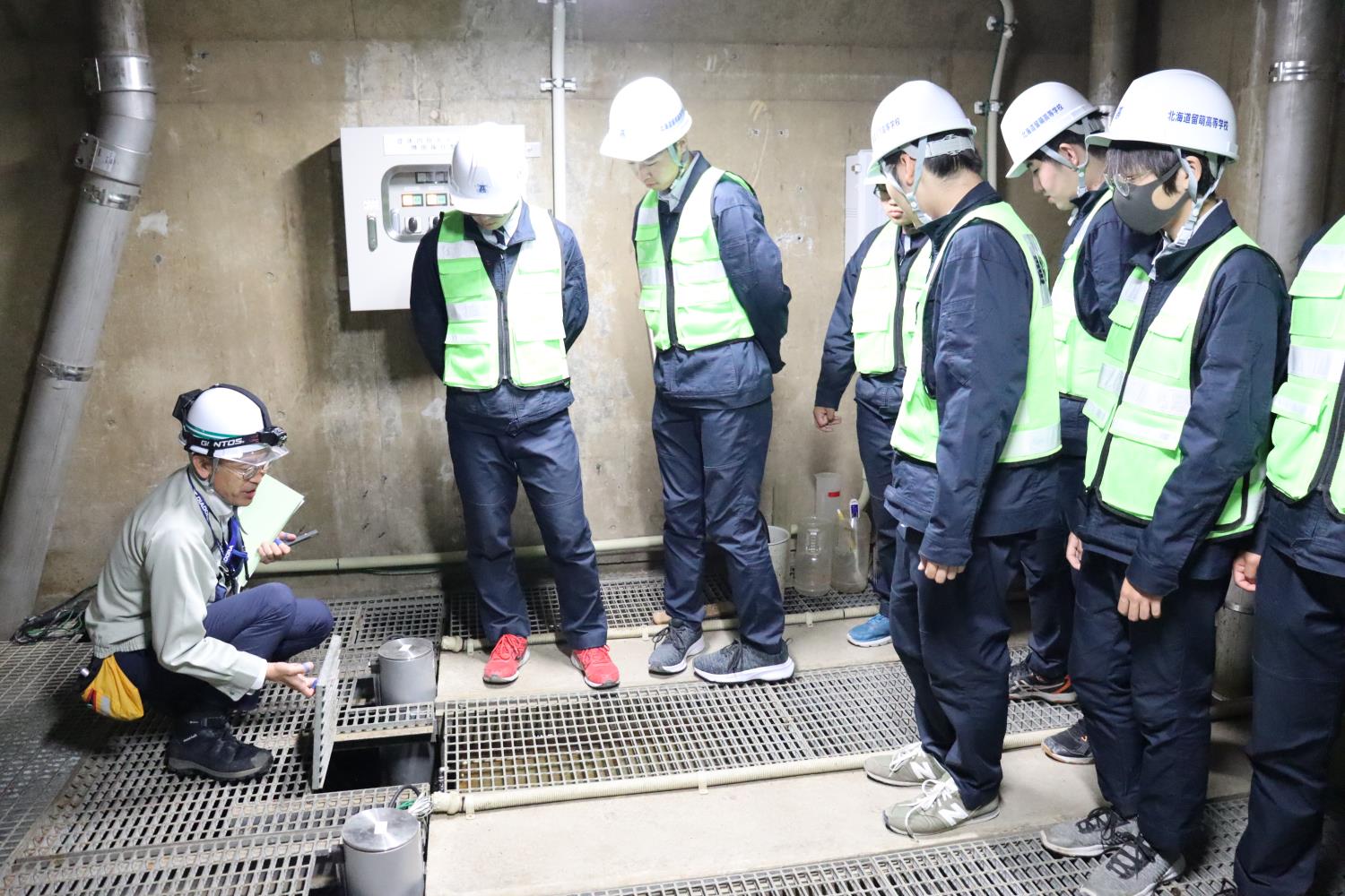 留萌高現場見学会