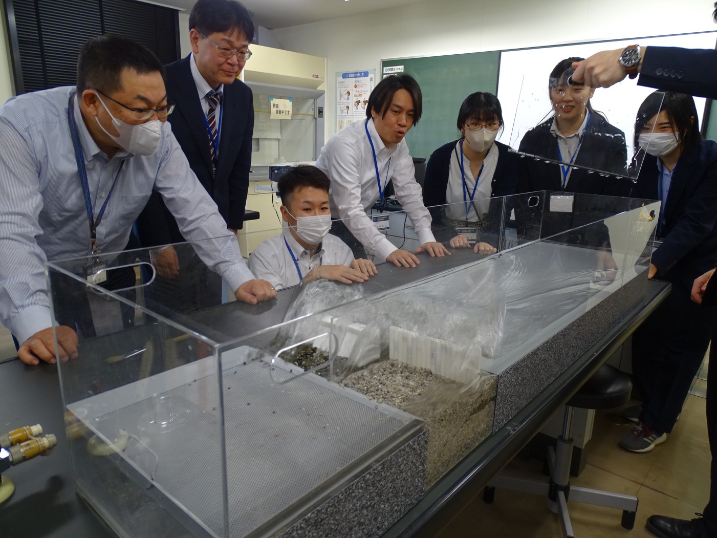 道研津波シミュレータ稼働テスト