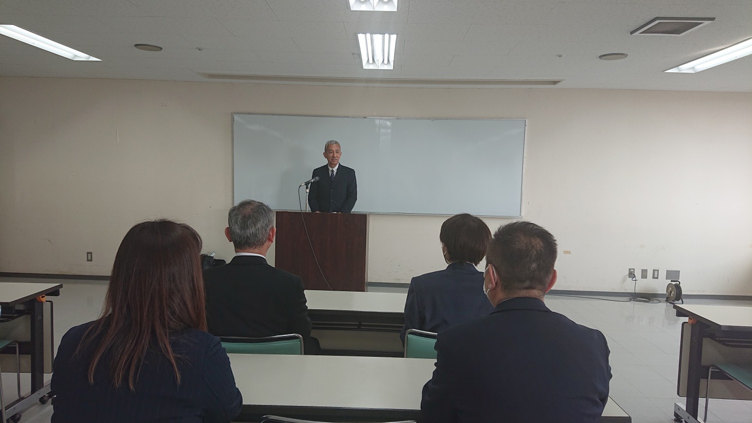 釧路市校長会・土江田会長