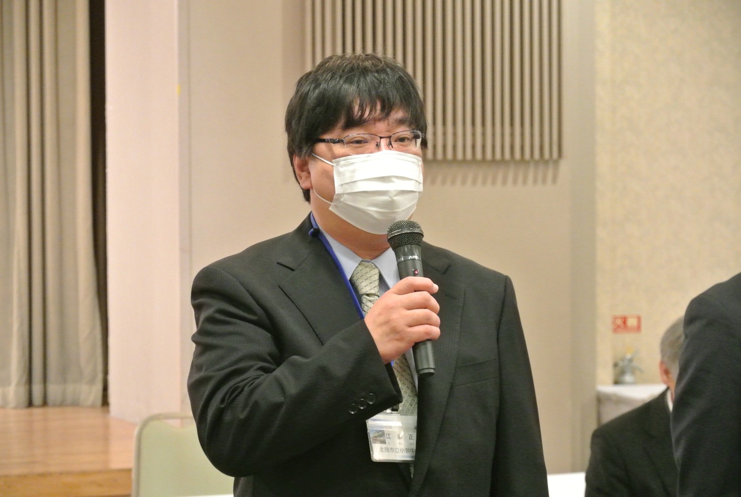 オホーツク管内教頭会総会江添新会長