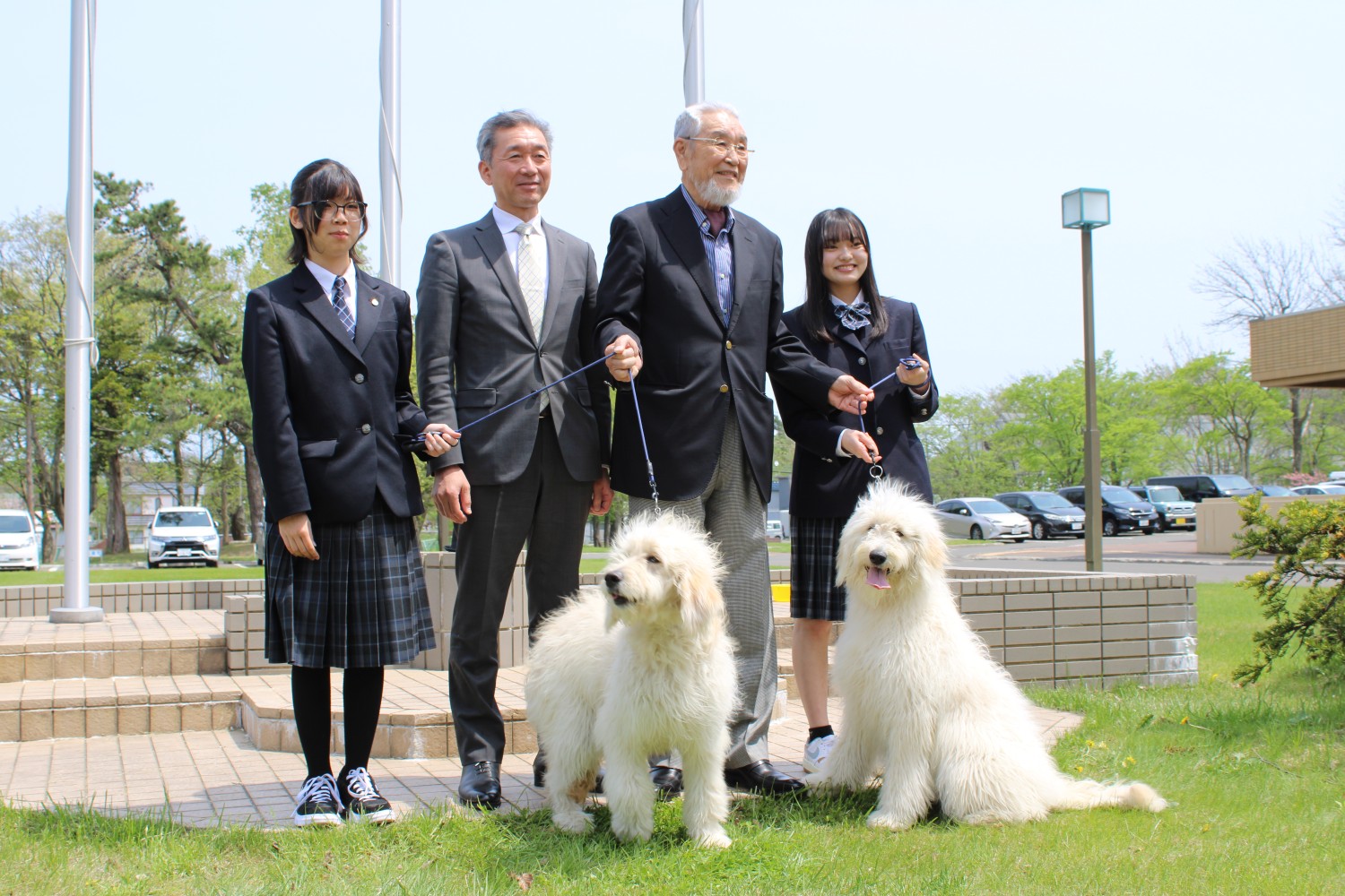 岩農・犬の譲渡式