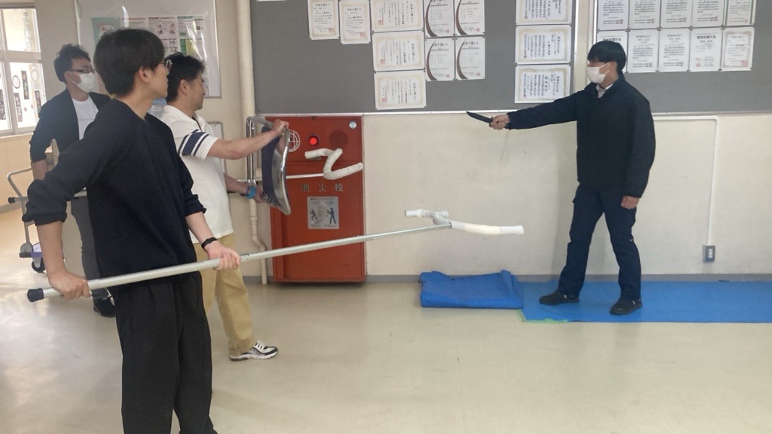 不審者対応訓練