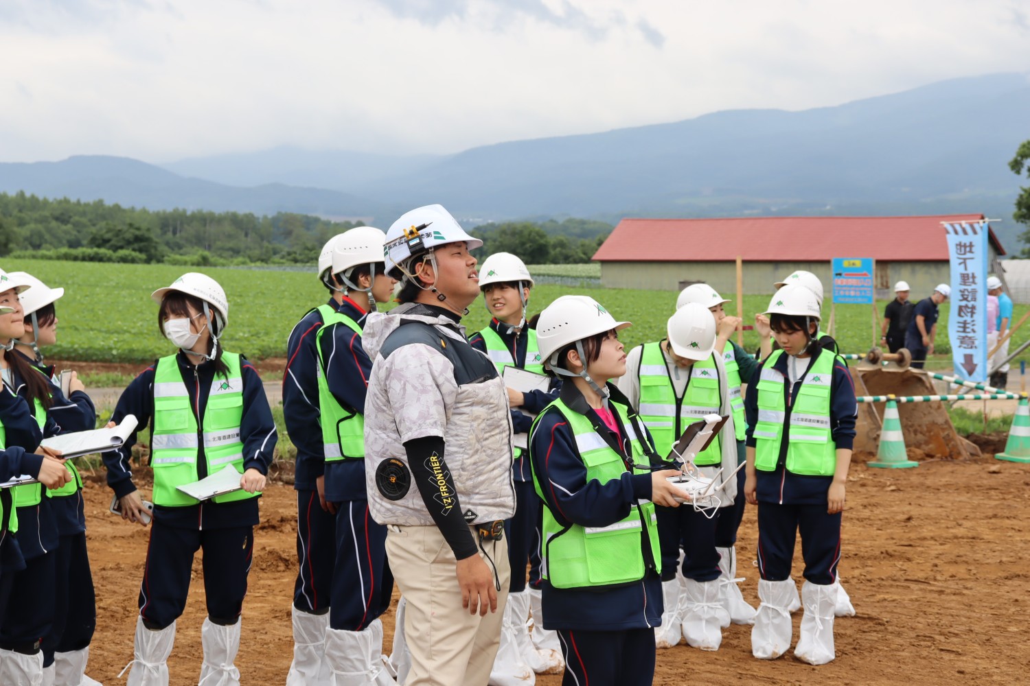 倶知安農業高・現場視察研修会