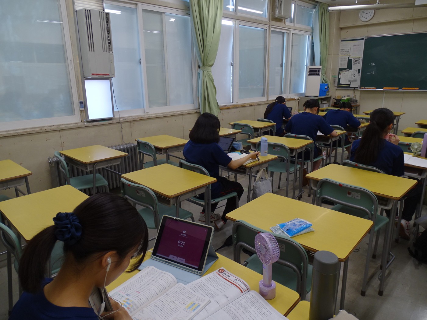 札幌東高の暑さ対策